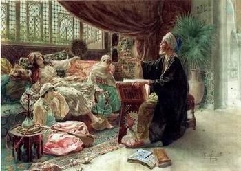 Arab or Arabic people and life. Orientalism oil paintings 190, unknow artist